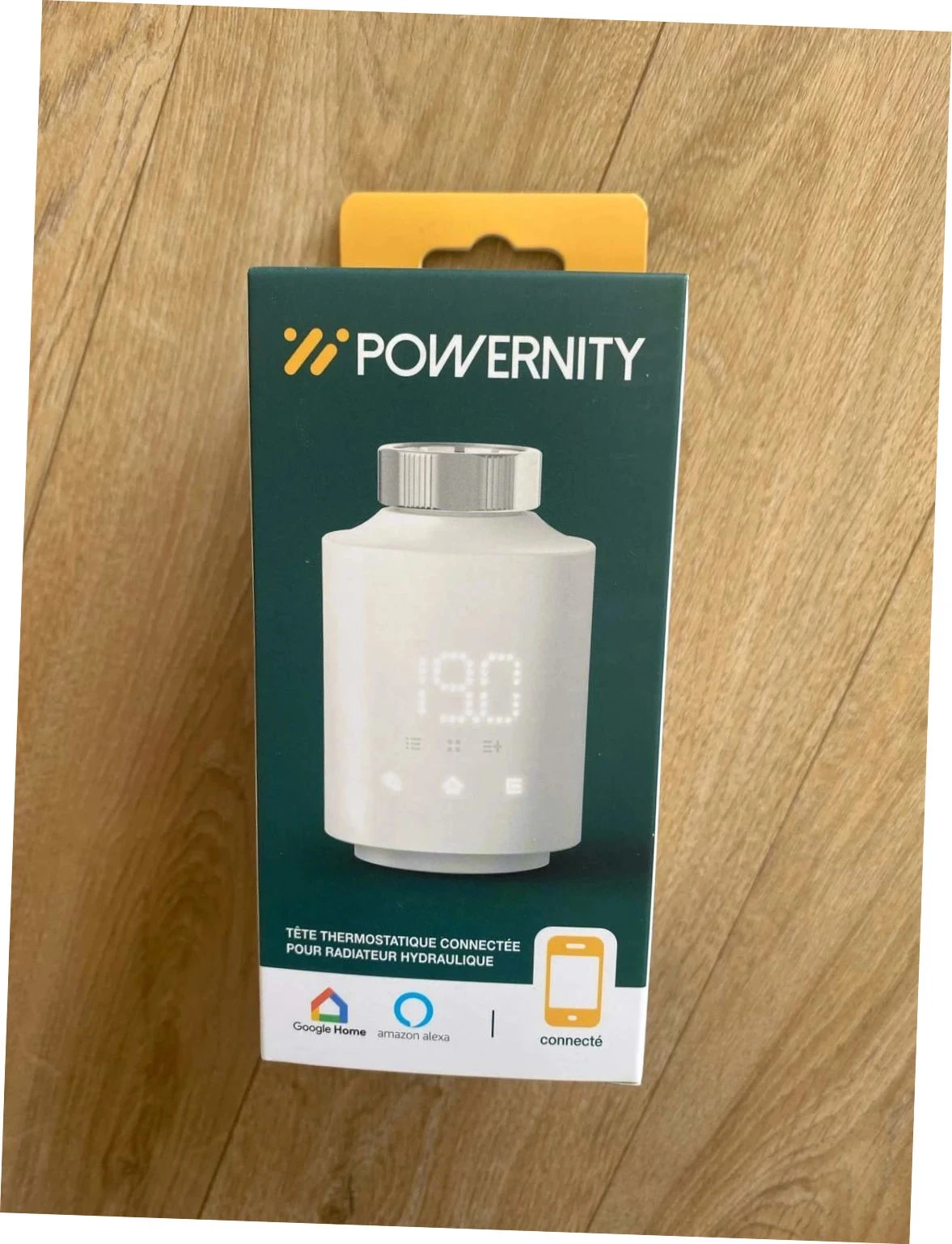Cabezal termostático conectado para radiador hidráulico Powernity – photo 2